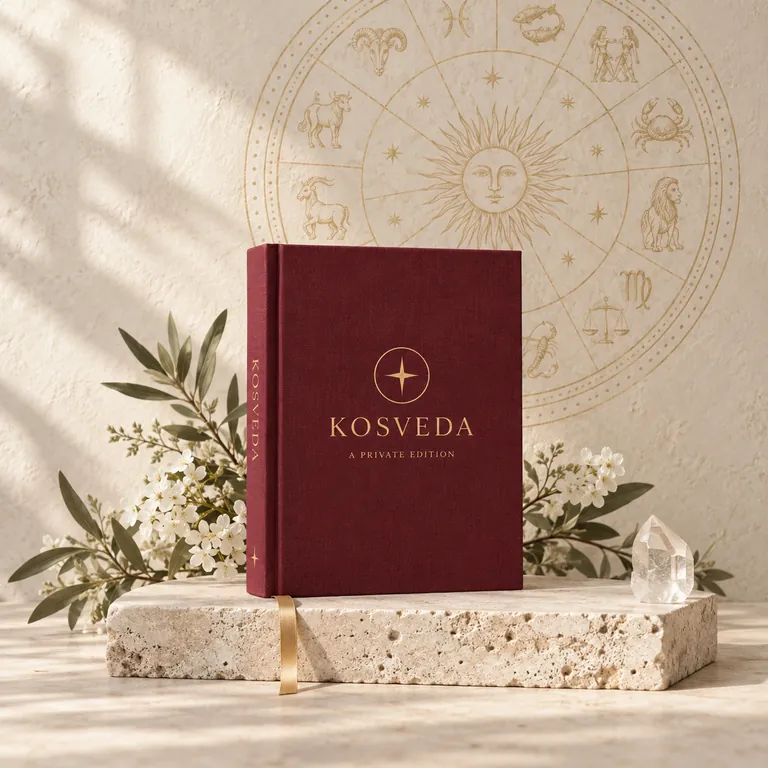 Burgundy Kosveda private edition with a gold ribbon